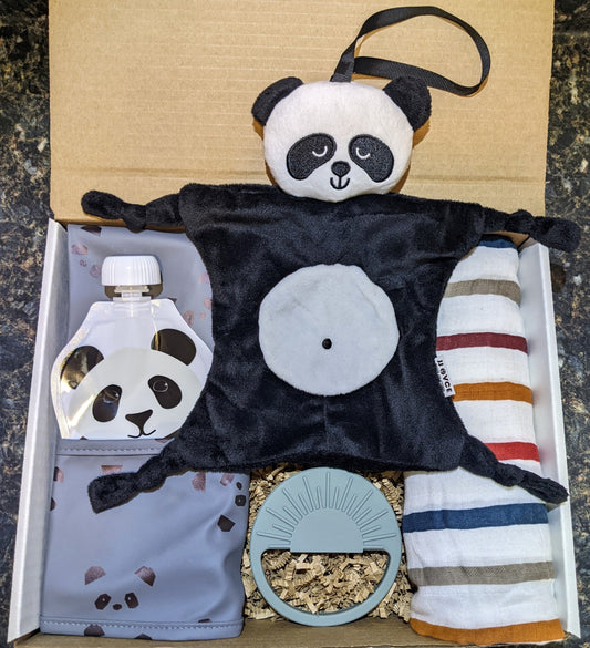 Black Panda Baby Gift Box