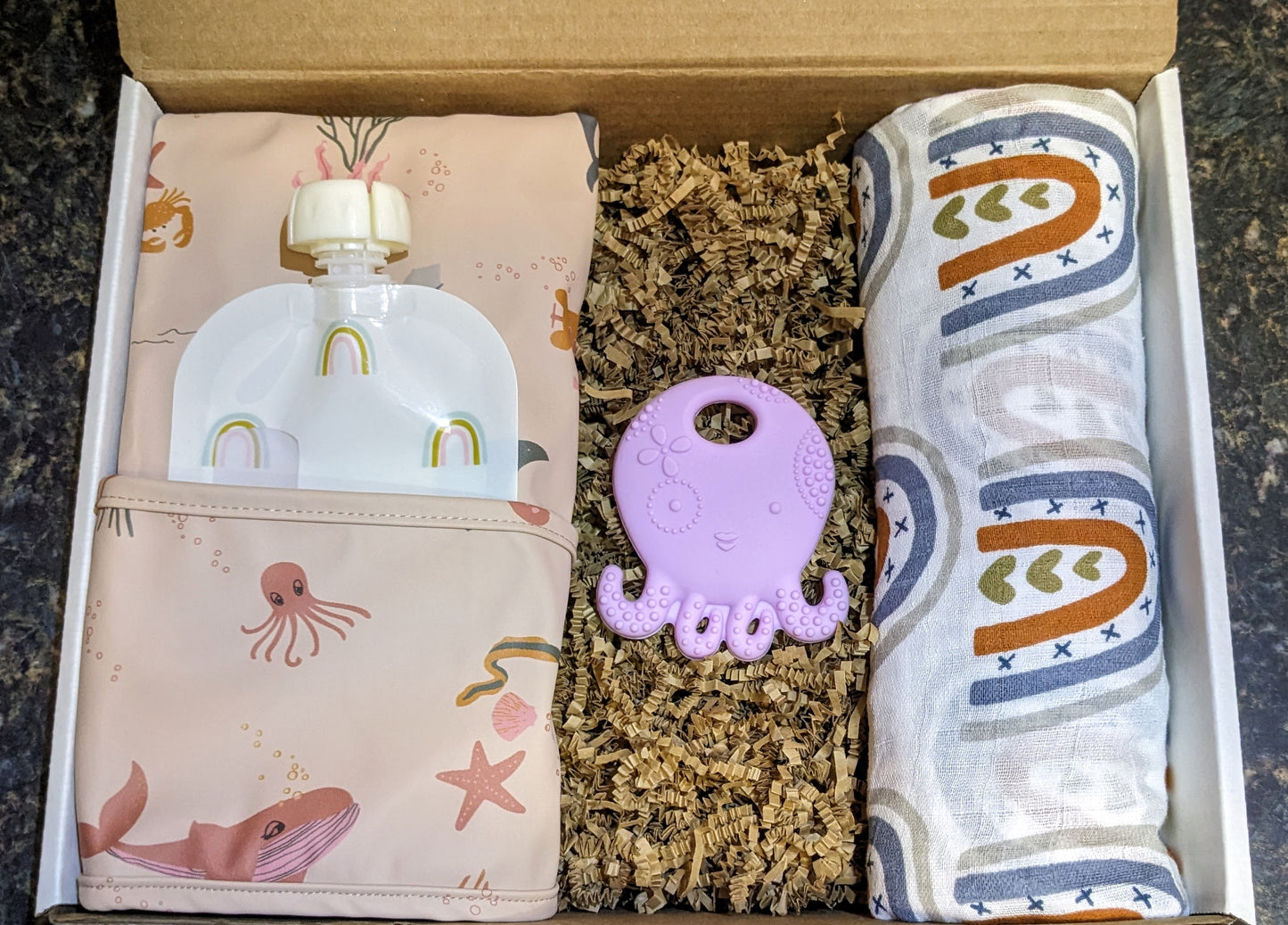 Pink Ocean Baby Gift Box