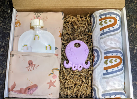 Pink Ocean Baby Gift Box